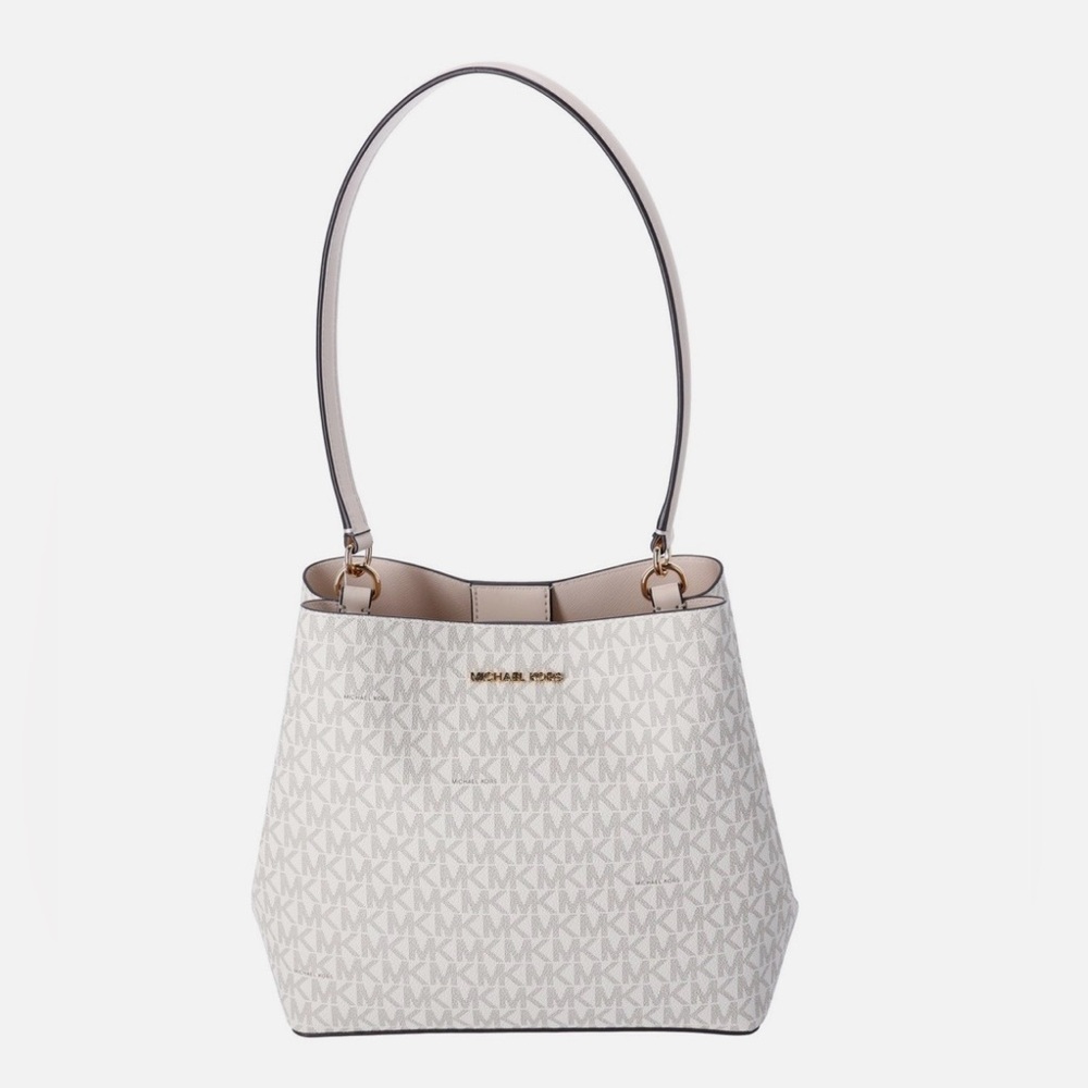 Michael Kors White Tote Pratt Bag